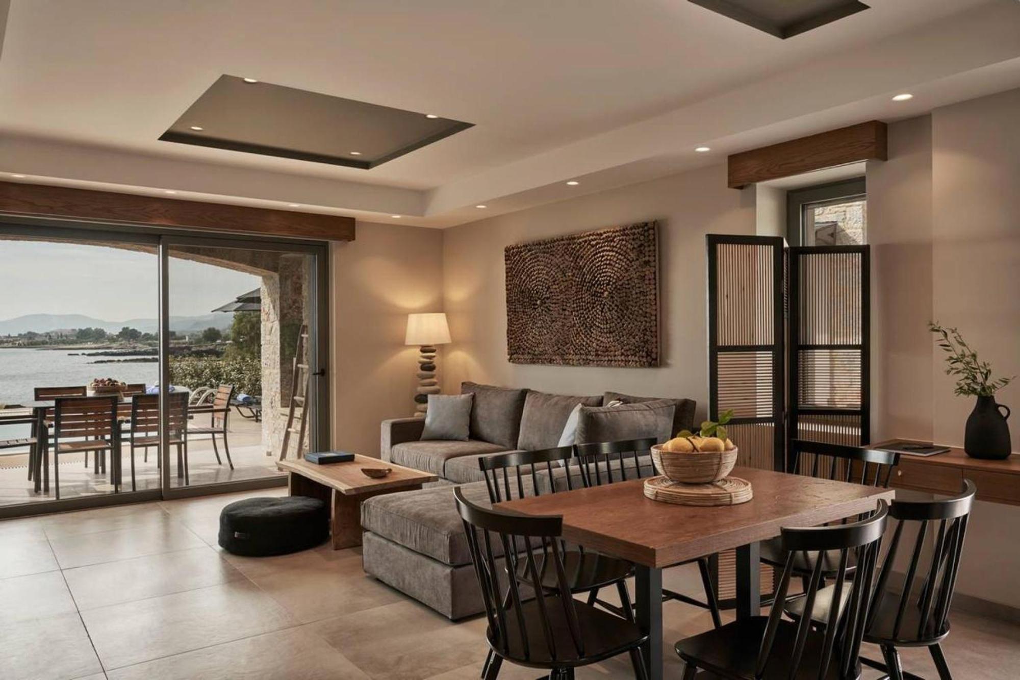 Beachfront Alassa Villas With Private Pools Kotronion  ภายนอก รูปภาพ